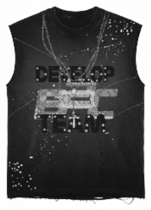 Cut-Off Sleeve Shirt